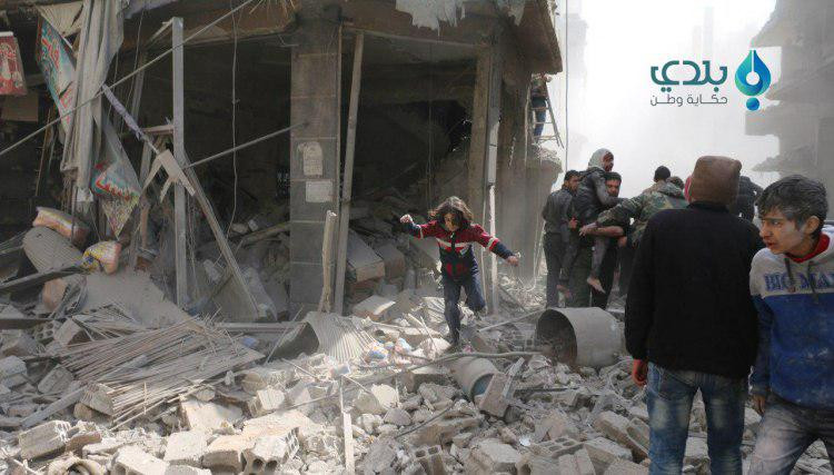 16 شهيدا بمجزرة مروعة في دوما...