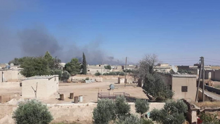 الرقة.. حرق منازل وعبث بمحتويا...