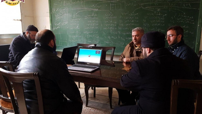 بعد تهجيرهم.. معلمو الغوطة يعا...