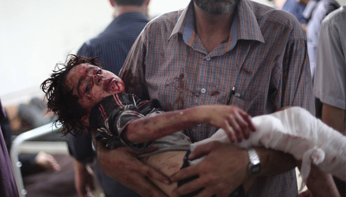 بغارات التحالف والنظام .. أكثر...