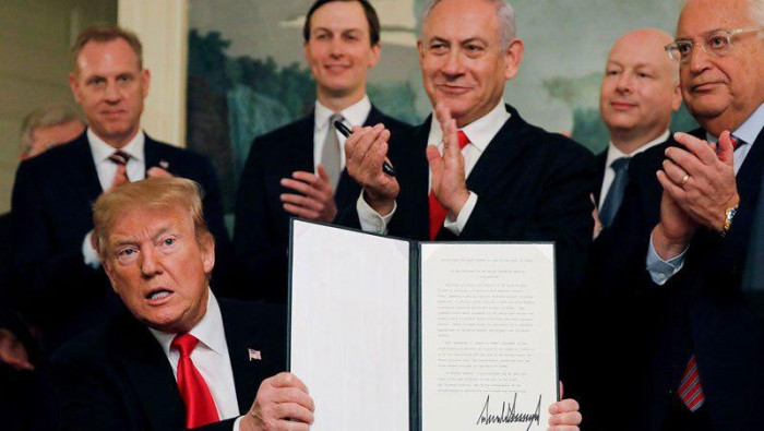 نتنياهو يُطلق اسم "ترمب" على ب...