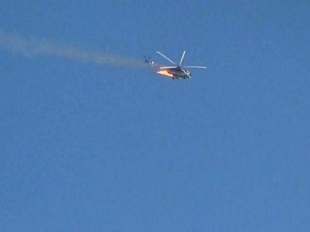 إسقاط مروحية للنظام ومقتل طاقم...