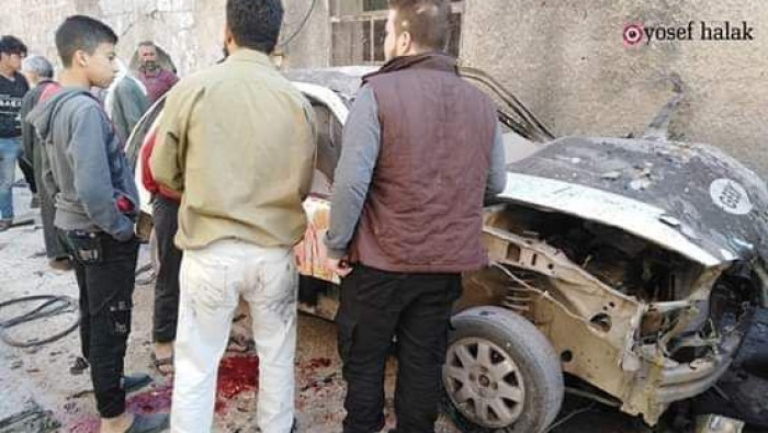 شهيد بانفجار ناسفة شرق إدلب