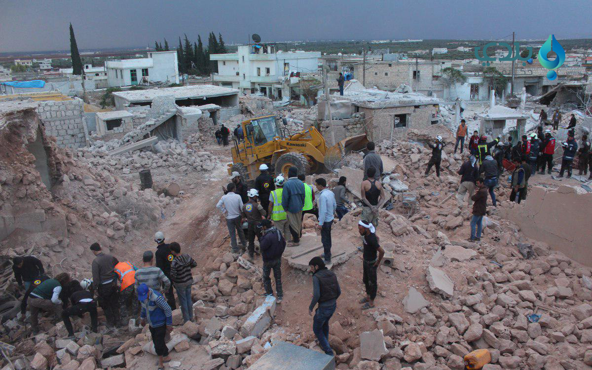 50 شهيدا في حلب وريفها بقصف رو...