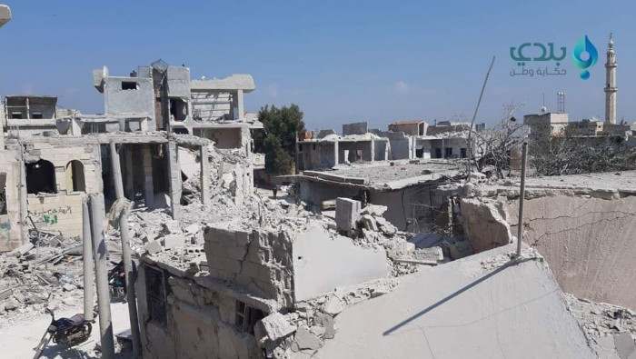 هجمة جوية عنيفة تطال خان شيخون...