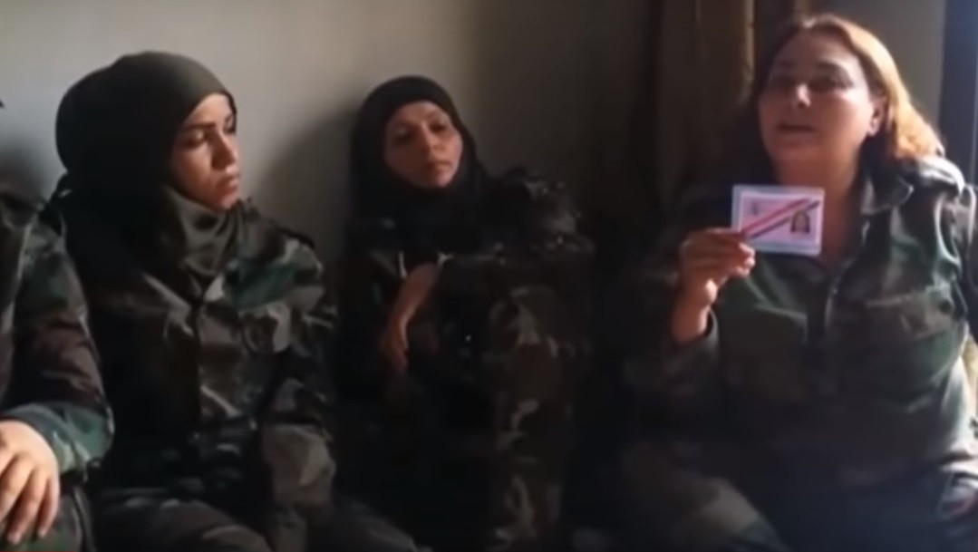 مجندات النظام .. ضباط الأسد يس...