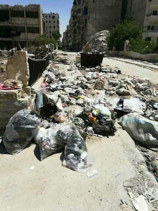 النفايات تهدد حلب بالأوبئة