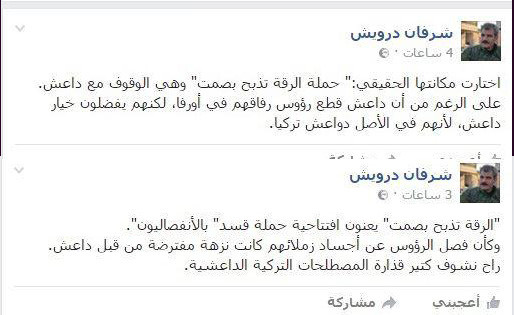 "قسد" تنعت نشطاء "الرقة تذبح ب...