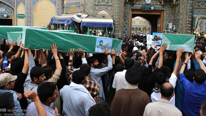 "قم" تشيّع سبعة عناصر من لواء...