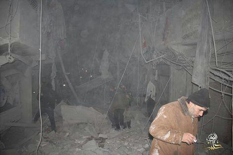 مجزرة يرتكبها نظام الأسد بسوق...