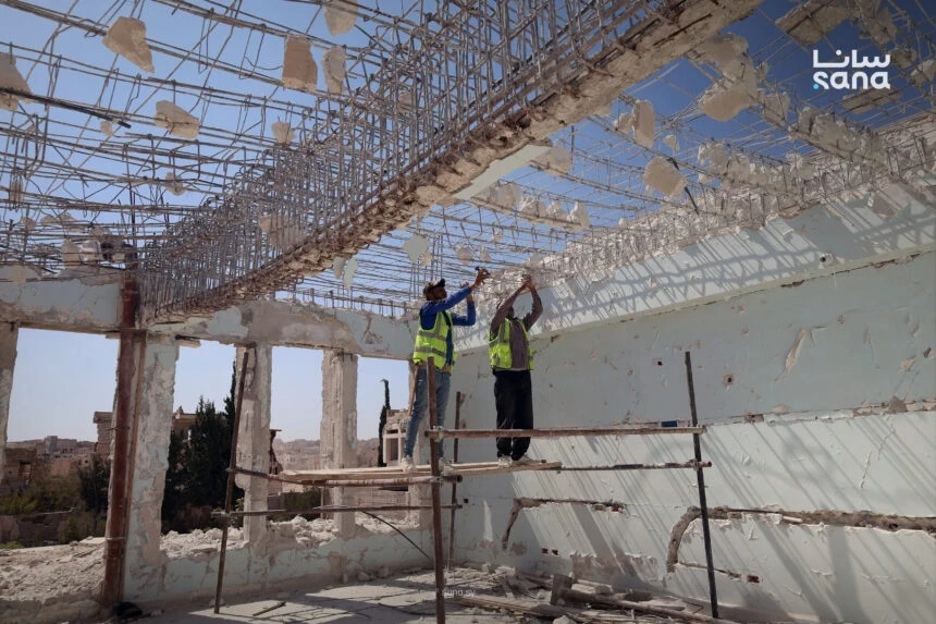 بدء ترميم مشفى معرة النعمان ال...