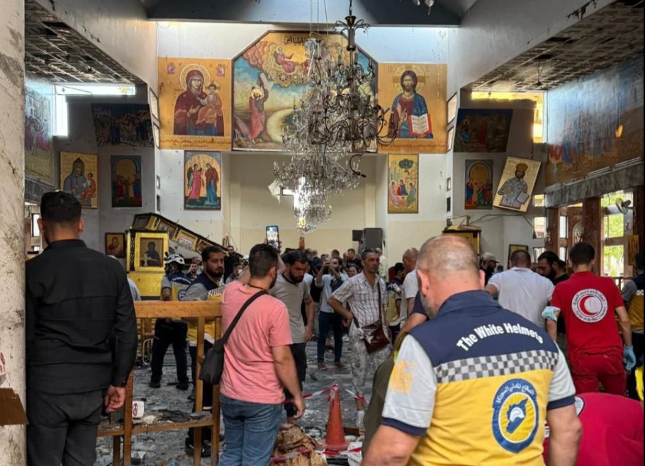 تفجير كنيسة مار إلياس في دمشق....