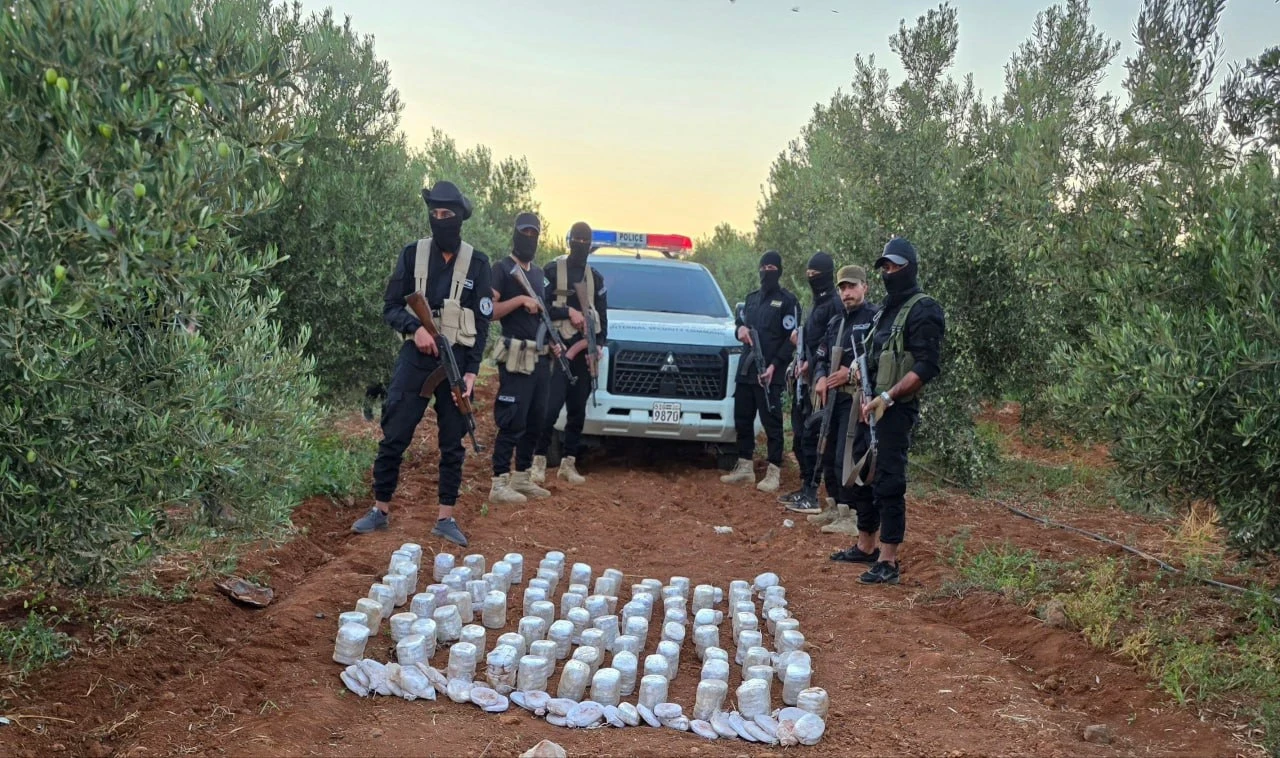 ضبط كميات كبيرة من المخدرات في...