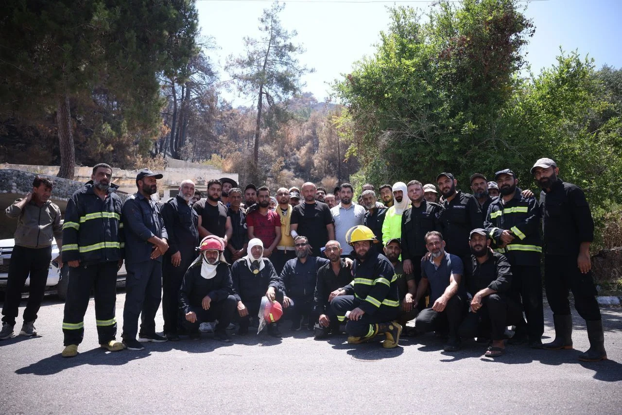 حرائق اللاذقية.. وزير الطوارئ...