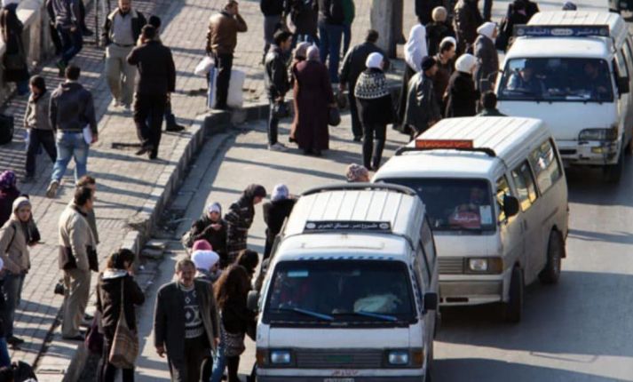 حكومة النظام ترفع تعرفة النقل لوسائل المواصلات العاملة في دمشق